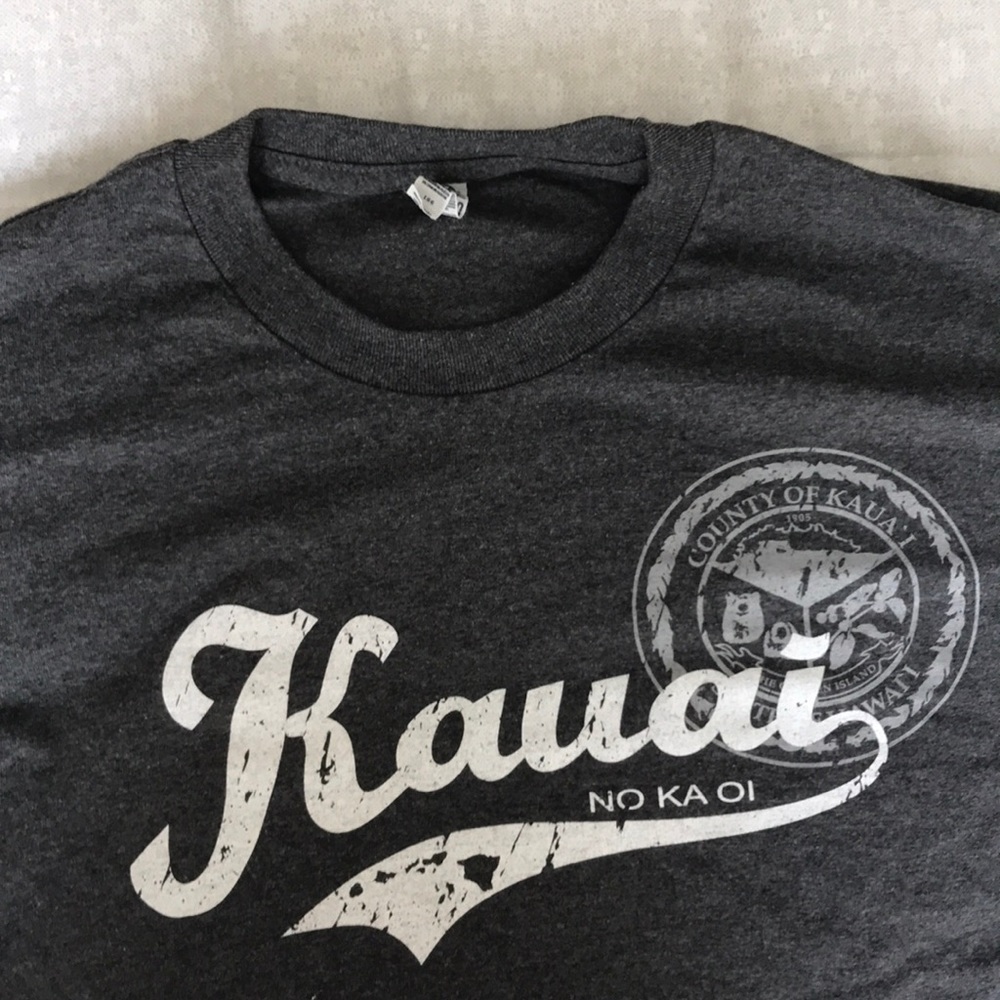 Kauai Dark Grey Men’s L T-Shirt